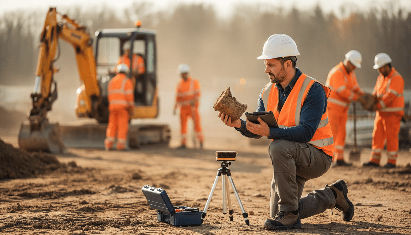 Minimal disruption mobile collection at active construction site